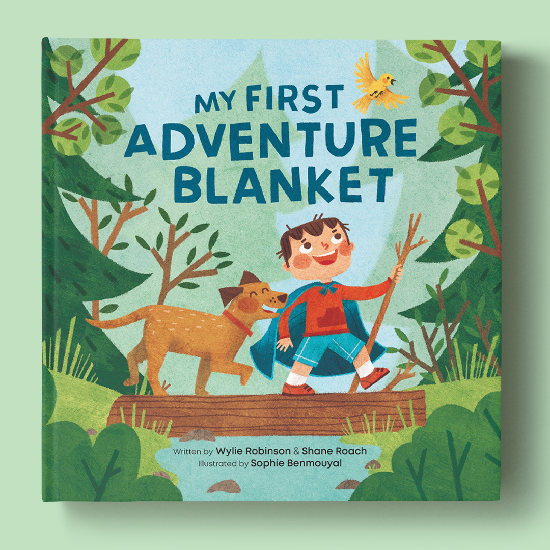 Rumpl My first adventure blanket Book cover Sophie Benmouyal